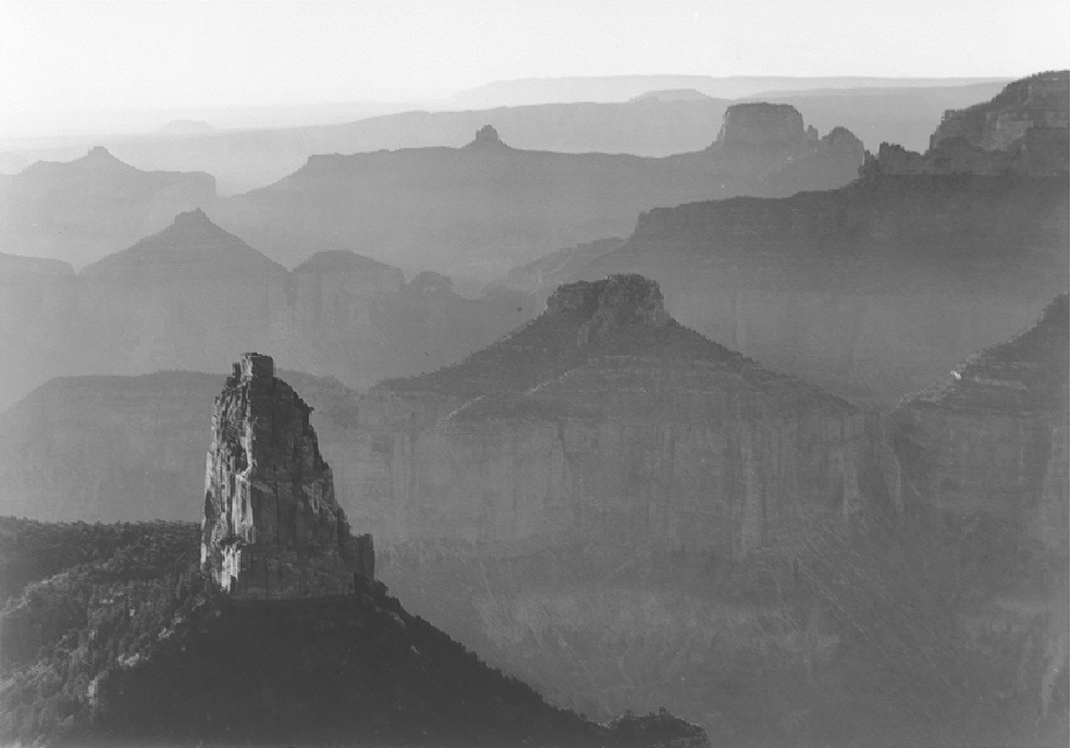 Grand Canyon National Park - Ansel Adams. Part of the Ansel Adams collection at the National Archives.