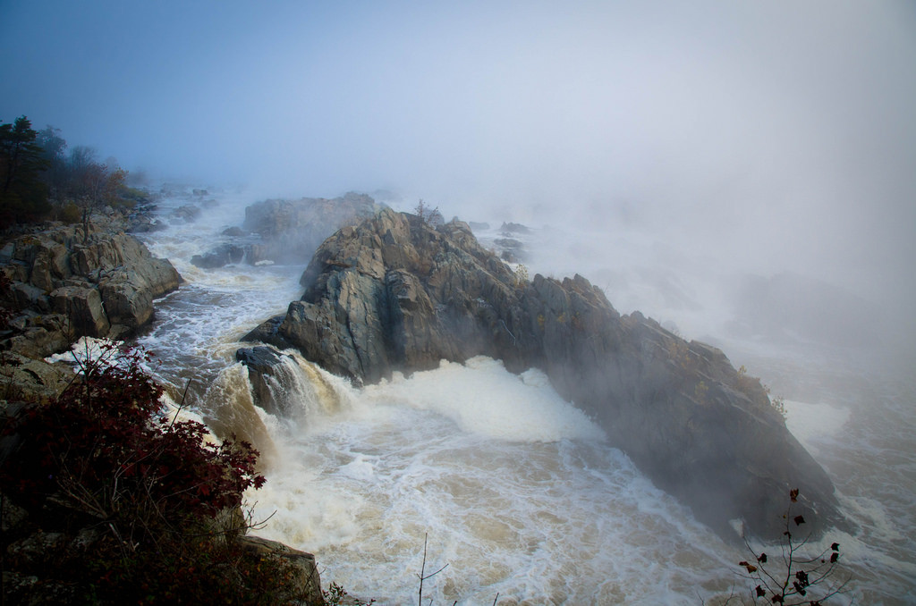 Great Falls in the Fog by John Marciano